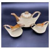 Pearl China 22K Gold Covered Sugar Bowl