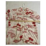 Jade Fashions Hawaii Map Aloha Shirt XXL