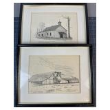 Tom Sangster Stockyards & Baptist Church Prints