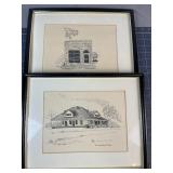 Tom Sangster Will Dodd House & First Bank Prints