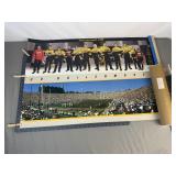 1987 Purdue Notre Dame Panoramic Poster