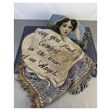 Angel Memorial Tapestry Throw