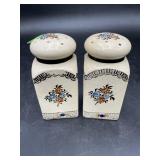 Floral Canister Salt & Pepper Shakers