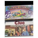 Clue & The Grape Escape Board Games