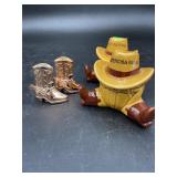 Ponderosa Ranch Bonanza Salt & Pepper Shakers
