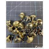Brass Round Cabinet Knobs & Hardware