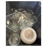 Glass Vases, Pitchers & Decorative Glassware