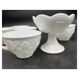 Westmoreland Paneled Grape Milk Glass