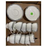 Wedgwood Amherst Bone China Cups & Saucers