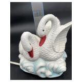 Swan Pair Decorative Electric Night Light
