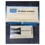 Sears Kenmore Buttonhole Attachments