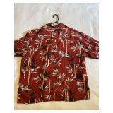 Banana Cabana Silk Bamboo Aloha Shirt XXL