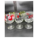 Beer & Soda Advertising Goblet Collection