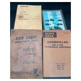 Caterpillar D318 & 153/163 Manuals 4-Piece Lot