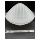 Milk Glass Schoolhouse Light Shade Pendant Globe
