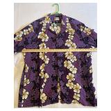 Hilo Hattie Hawaii Purple Aloha Shirt 4XL