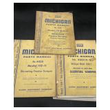 Clark Michigan Scraper Parts Manuals (3)