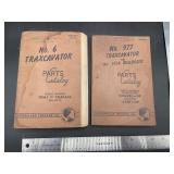 Caterpillar No. 6 977 Traxcavator Parts Books (2)