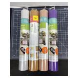 Cricut Glitter & Faux Leather Vinyl - 4 Rolls