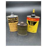 Vintage Gun Oil Can Lot
