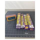 Ohio Blue Tip Matches Box & Gold Sparklers Lot