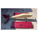 Large Red & Cream RC Model Airplane