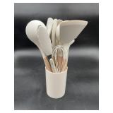 Silicone Utensil Set with Holder