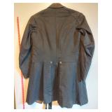 Antique Victorian Black Wool Frock Morning Coat 36