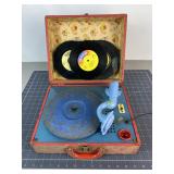 1950s Western Cowboy Child's Record Player