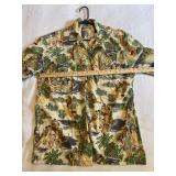 Hilo Hattie Hawaii Hula Aloha Shirt L