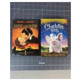 Gone with the Wind & Charlotte's Web DVDs