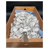 Coors USA Porcelain Crucible Covers in Wooden Crat
