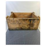 Ingram-Richardson Stenciled Industrial Wood Crate