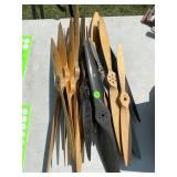 RC Airplane Propellers - Wood & Carbon Fiber
