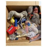 Toy Horses, Dolls & Miniature Toy Assortment