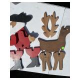 Handmade Wooden Christmas Yard Decorations