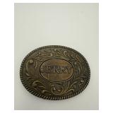 1977 Kinney Co. Jerry Western Belt Buckle
