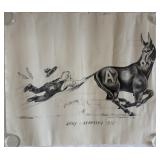 1972 Army Nebraska Max the Mule Boujikian