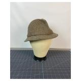 DPC Brown Tweed Fedora Hat Size L