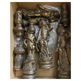 Brass Figural Table Legs & Hardware Set of 4
