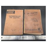 Caterpillar D6 D6C Tractor Parts Books (2)