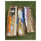 Unfinished Balsa Model Airplane Projects