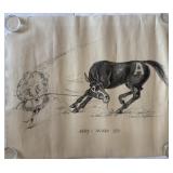 1971 Army Miami Max the Mule Boujikian