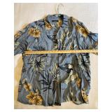 Diamante Rayon Aloha Shirt XL