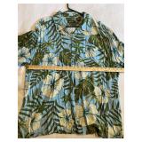 Puritan Rayon Hibiscus Aloha Shirt 2XL