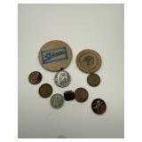 Wooden Nickels, Wheat Cents & World Coins