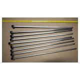 9 Stainless Thermowell-Style Probe Tubes