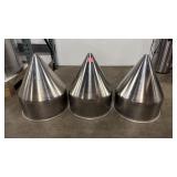 3 Stainless Conical Tank Shell Sections
