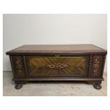1930s Lane 48324X Carved Cedar Hope Chest