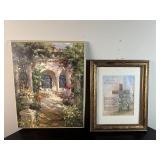 2 Pc Courtyard & Dogwood Legend Wall Art